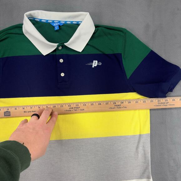 Prince Pickleball Polo Shirt Men's XL Colorblock Short Sleeve Cotton Classic - Picture 5 of 6